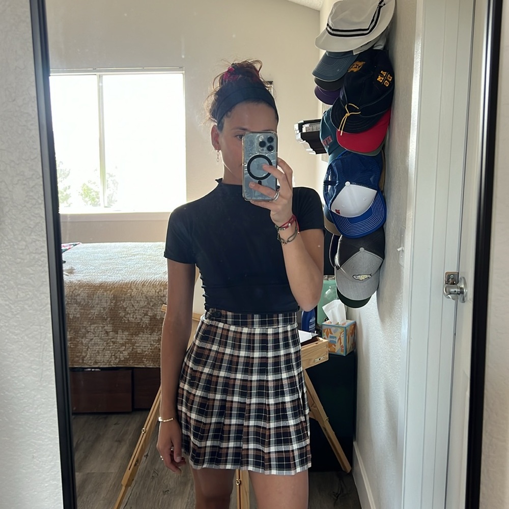 Urban outfitters plaid skirt